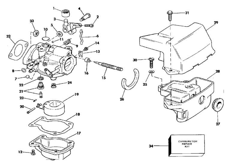 15 hp johnson outboard parts diagram