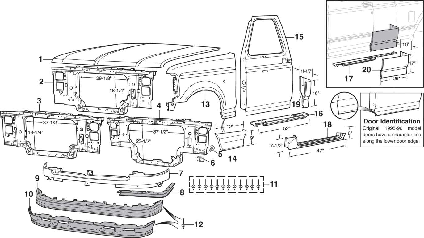 2002 ford f250 front end parts diagram