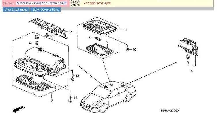 2003 honda accord parts diagram