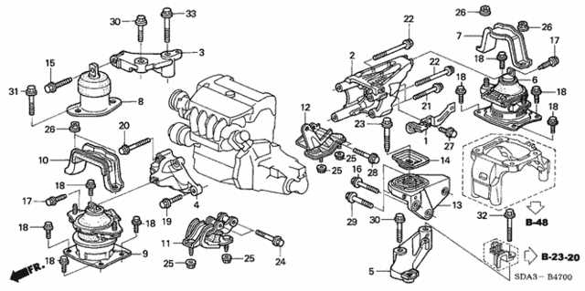 2003 honda accord parts diagram