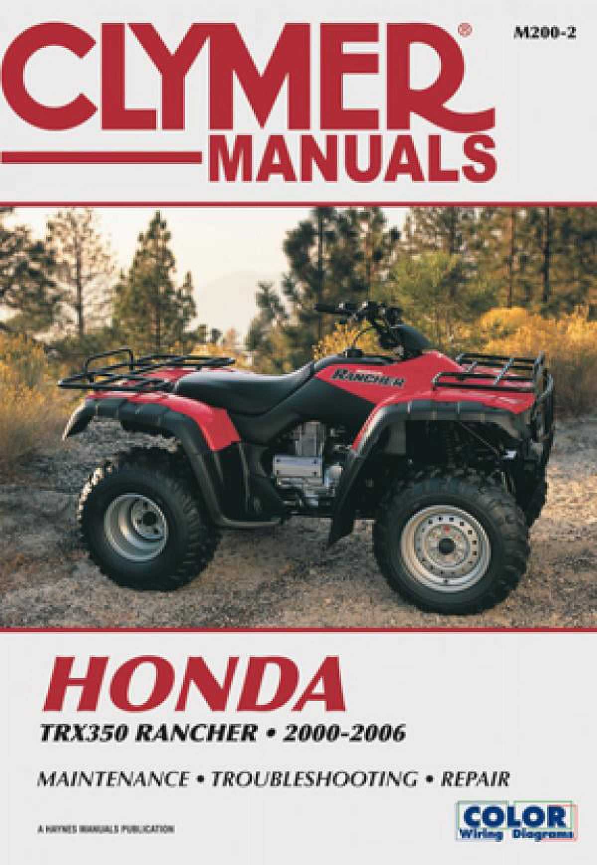 2003 honda rancher 350 parts diagram