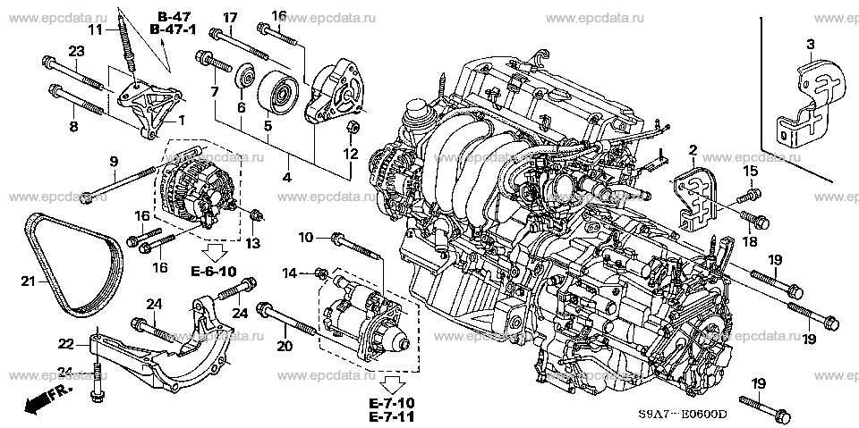 2004 honda crv parts diagram