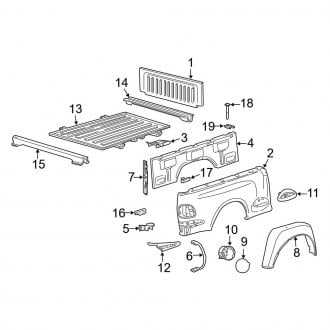 2005 ford f150 interior parts diagram