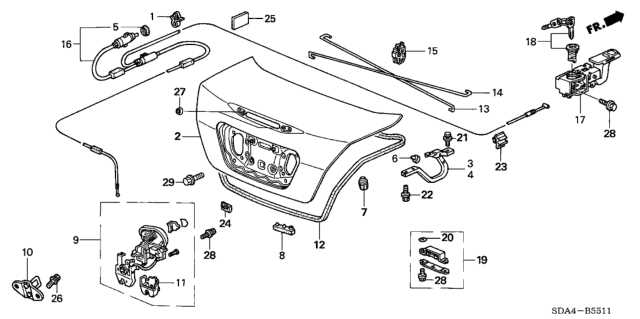 2006 honda accord parts diagram