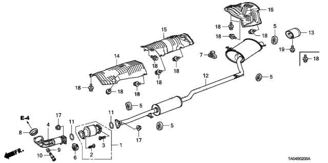 2009 honda accord parts diagram