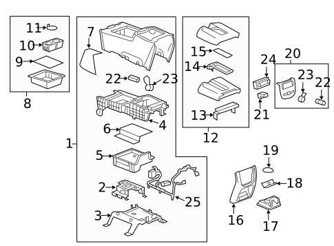 2011 chevy silverado parts diagram