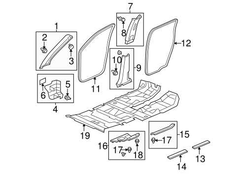 2011 honda pilot parts diagram