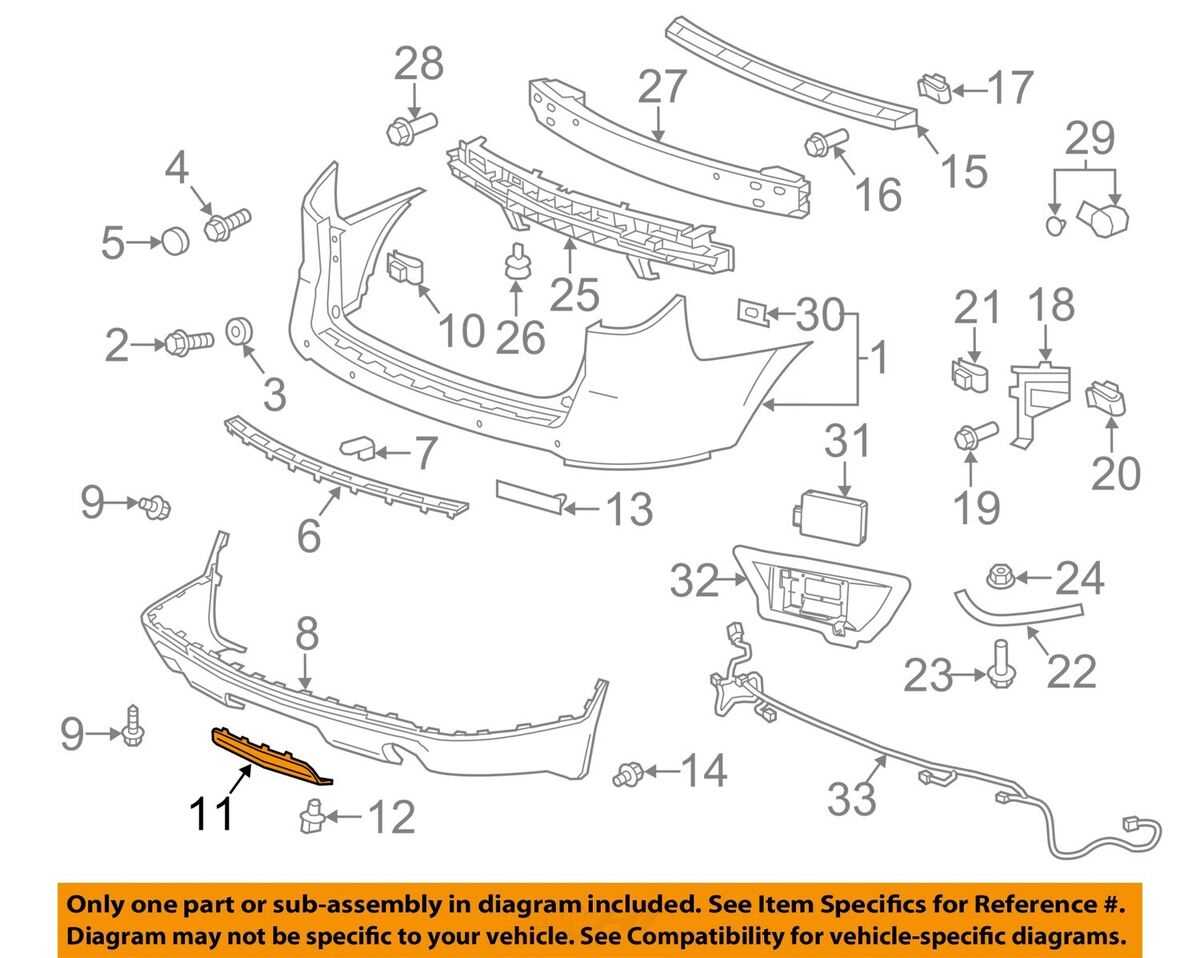 2011 chevy traverse parts diagram