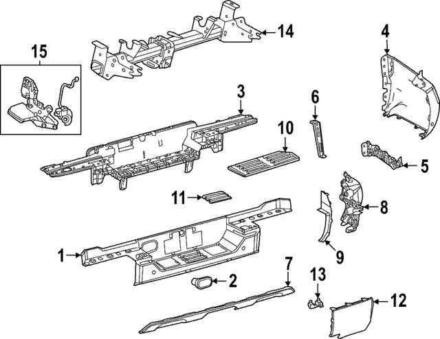 2016 ford f150 front bumper parts diagram