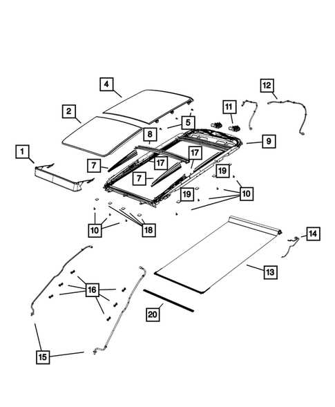 2016 jeep cherokee parts diagram