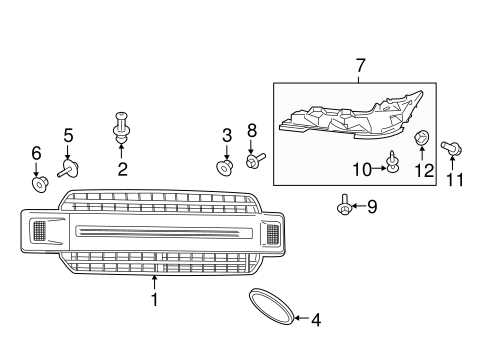 2018 ford f 150 front bumper parts diagram