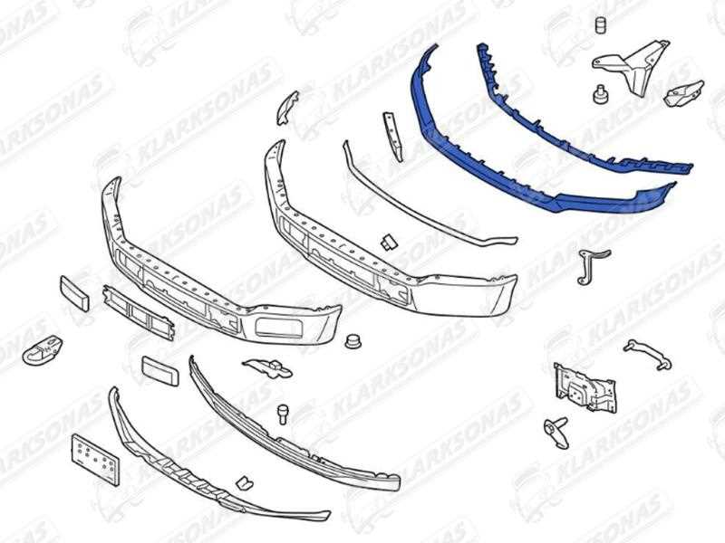 2018 ford f 150 front bumper parts diagram