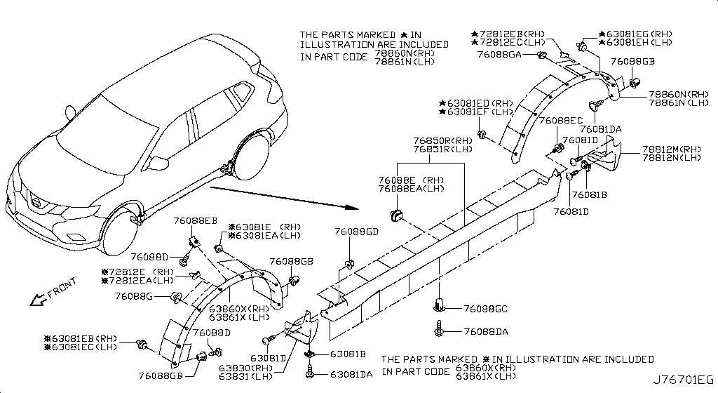 2018 nissan rogue parts diagram