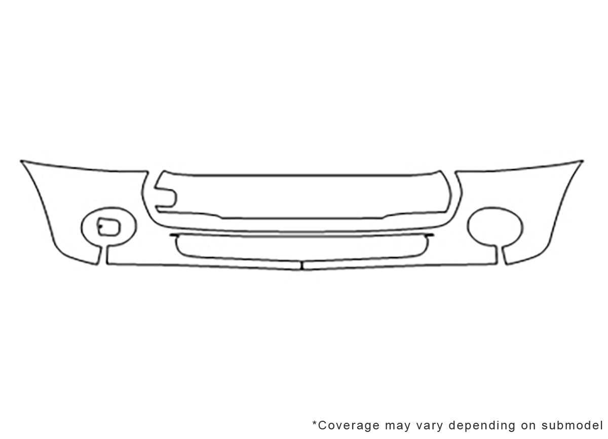 2021 ford f150 front bumper parts diagram