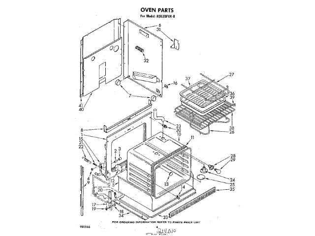 whirlpool oven parts diagram