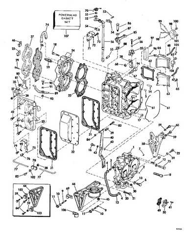 25 hp johnson outboard parts diagram