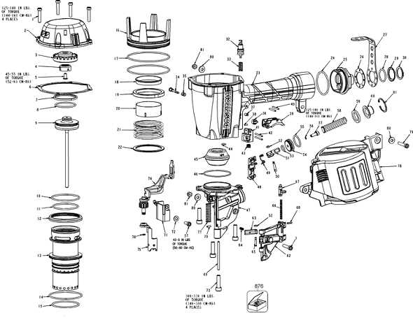 bostitch framing nailer parts diagram