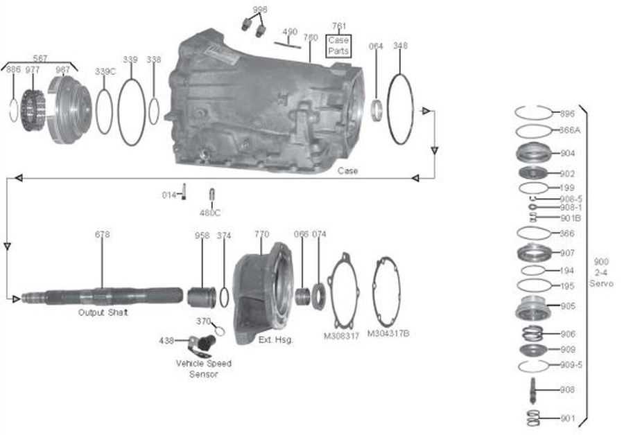 4l60 parts diagram