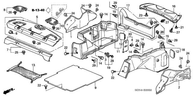 2006 honda accord parts diagram