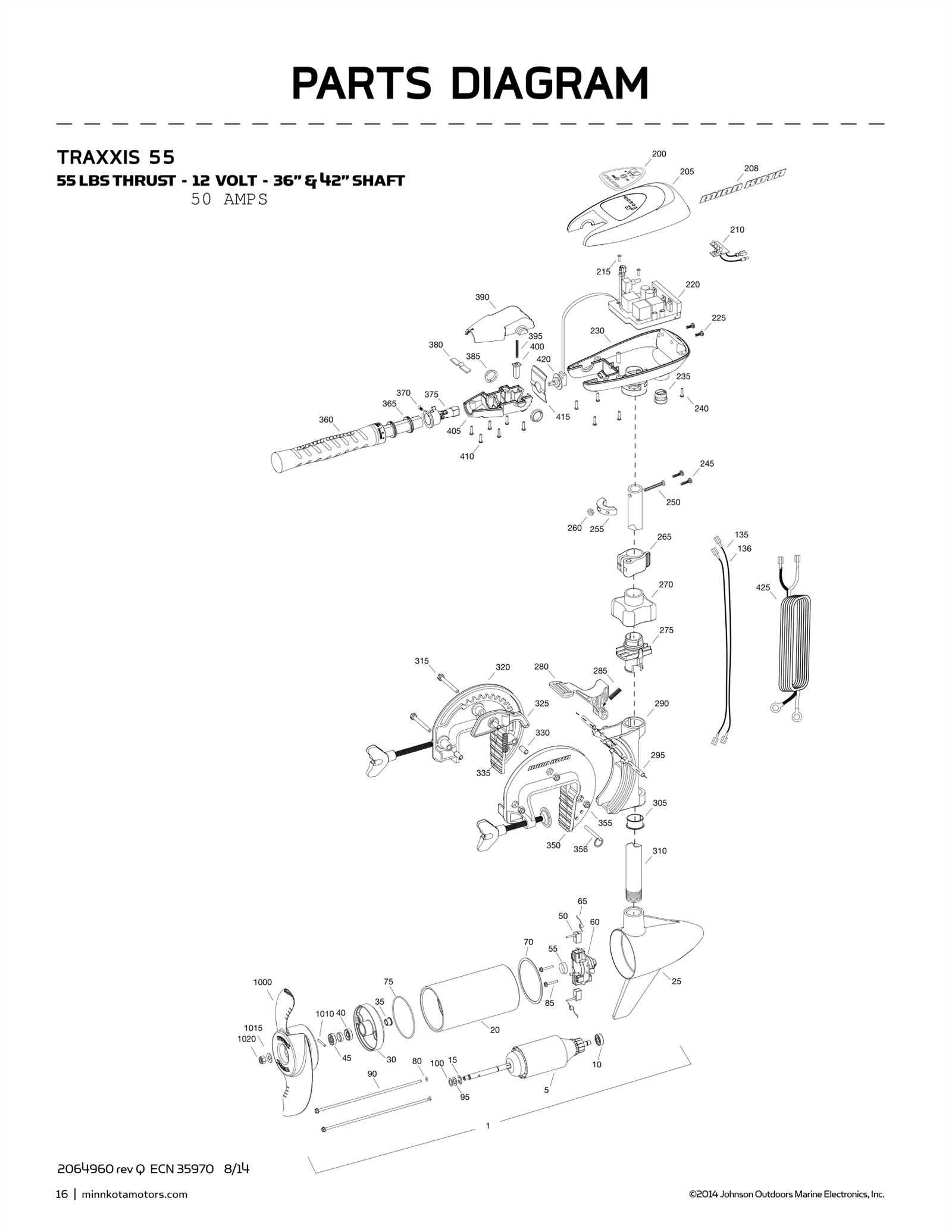 minn kota parts diagram