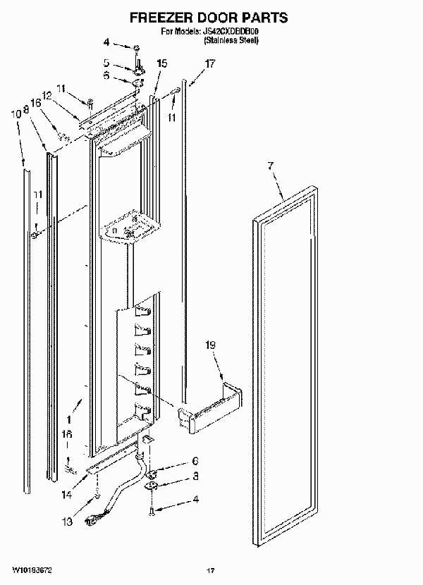 parts diagram for whirlpool refrigerator