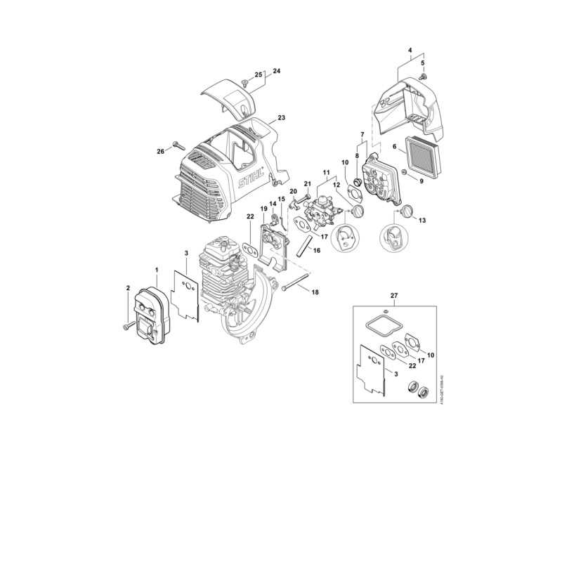 stihl km131r parts diagram