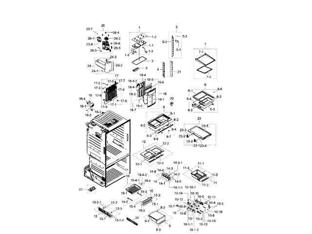 samsung rs25h5111sr parts diagram