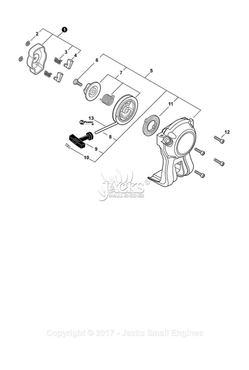 echo pas 225 parts diagram