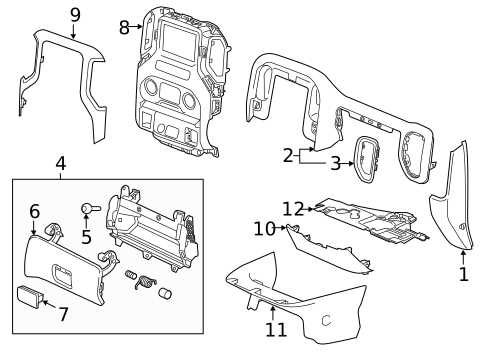 2020 chevy silverado parts diagram