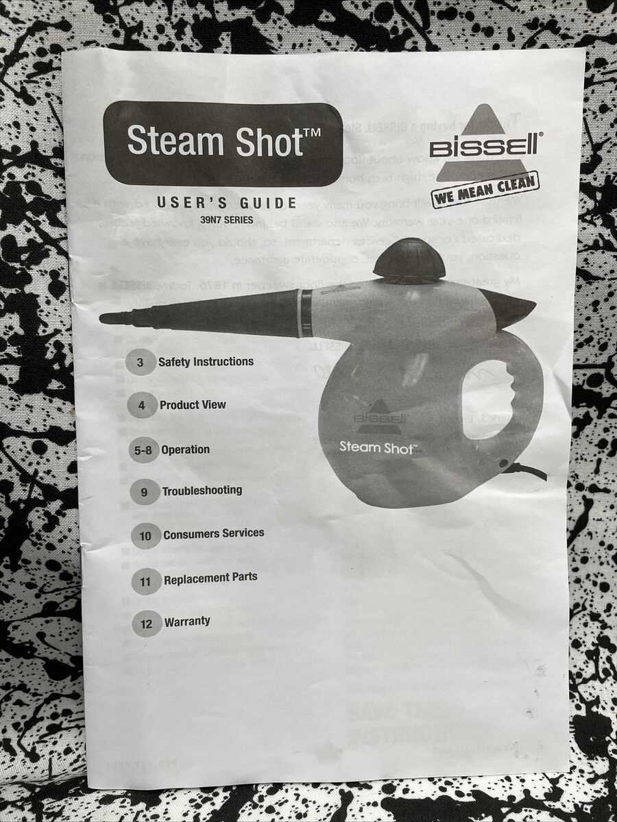 bissell powerfresh steam mop parts diagram