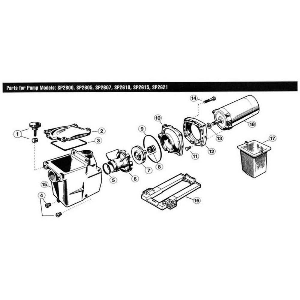 hayward pool pumps parts diagram