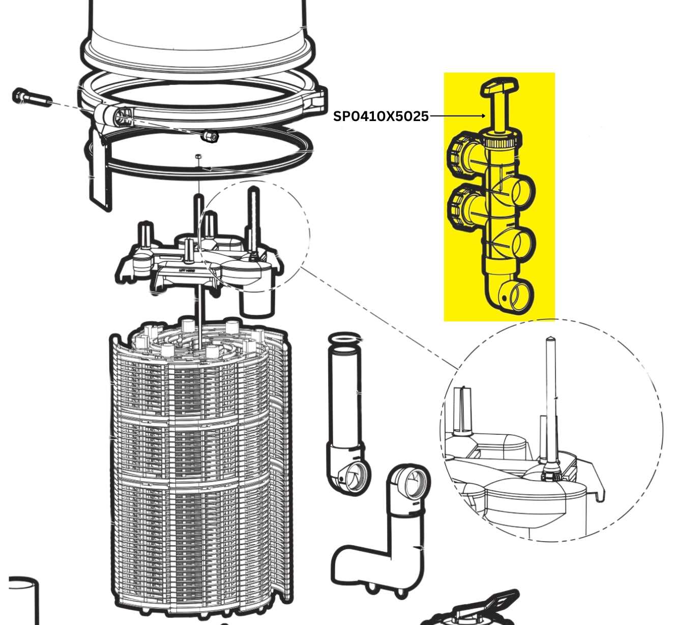 hayward pro series sand filter parts diagram