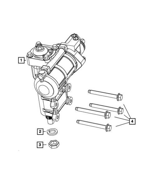 jeep wrangler jk steering parts diagram