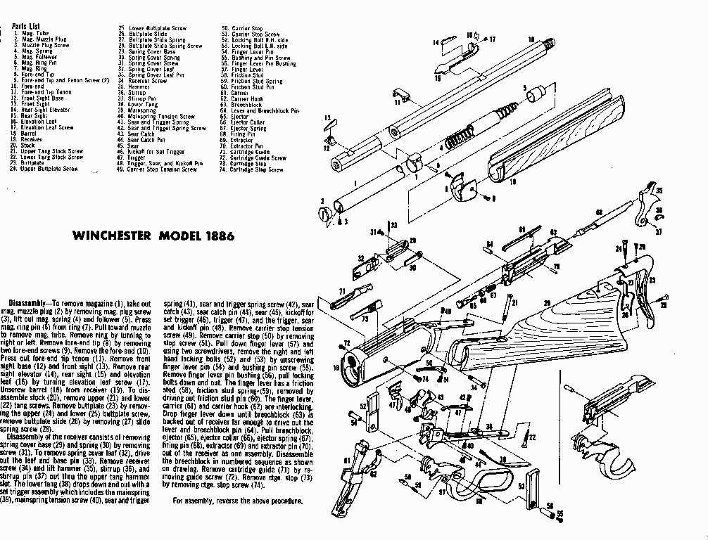 model 94 parts diagram