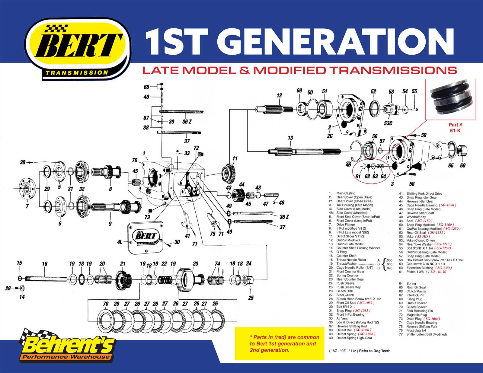 transmission diagram parts