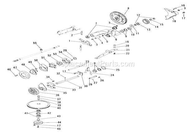 ariens mower parts diagram