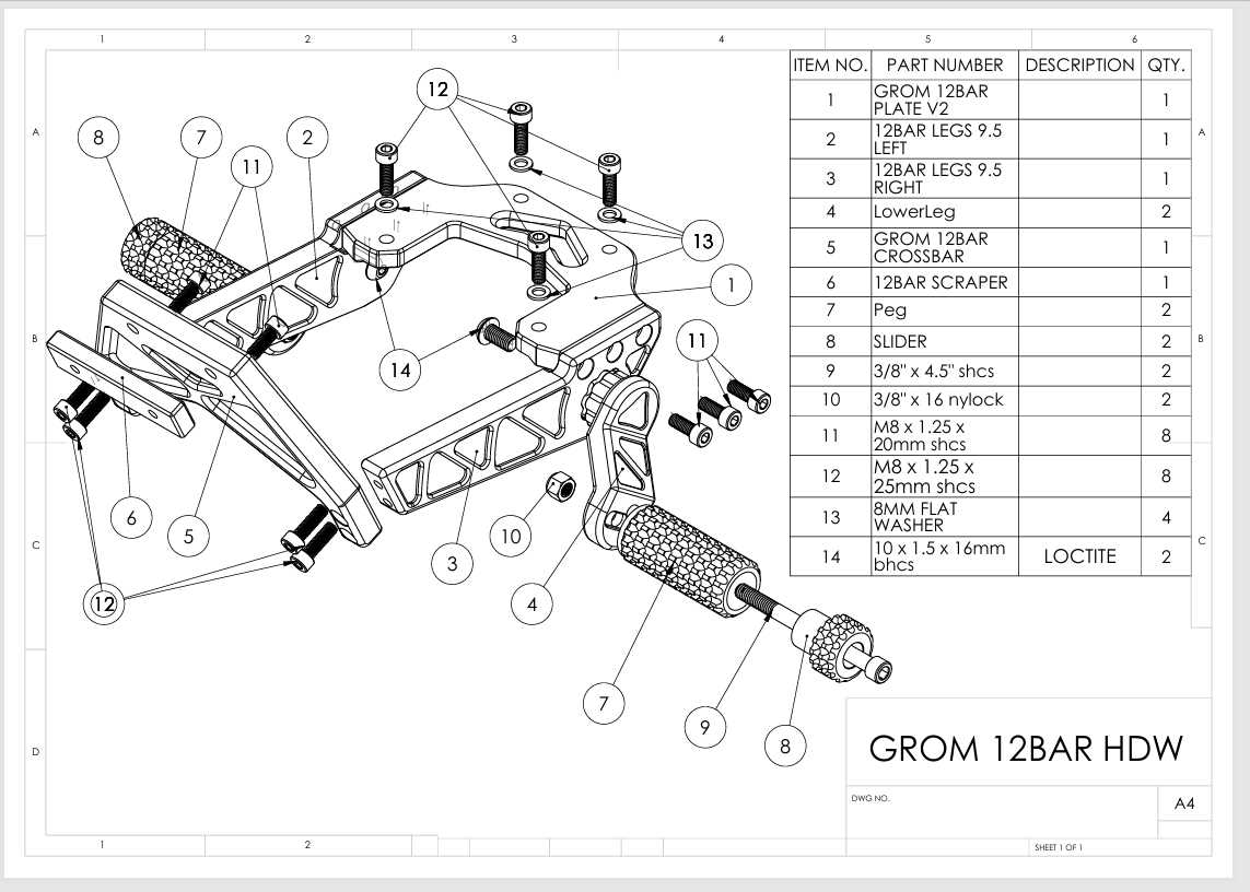 honda grom parts diagram