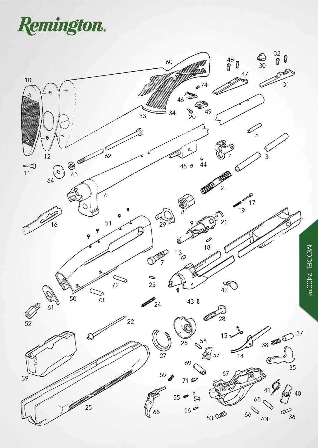 remington 11 48 parts diagram