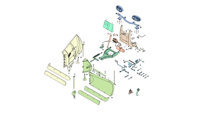 sno way plow parts diagram