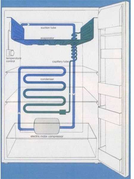 fridge parts diagram