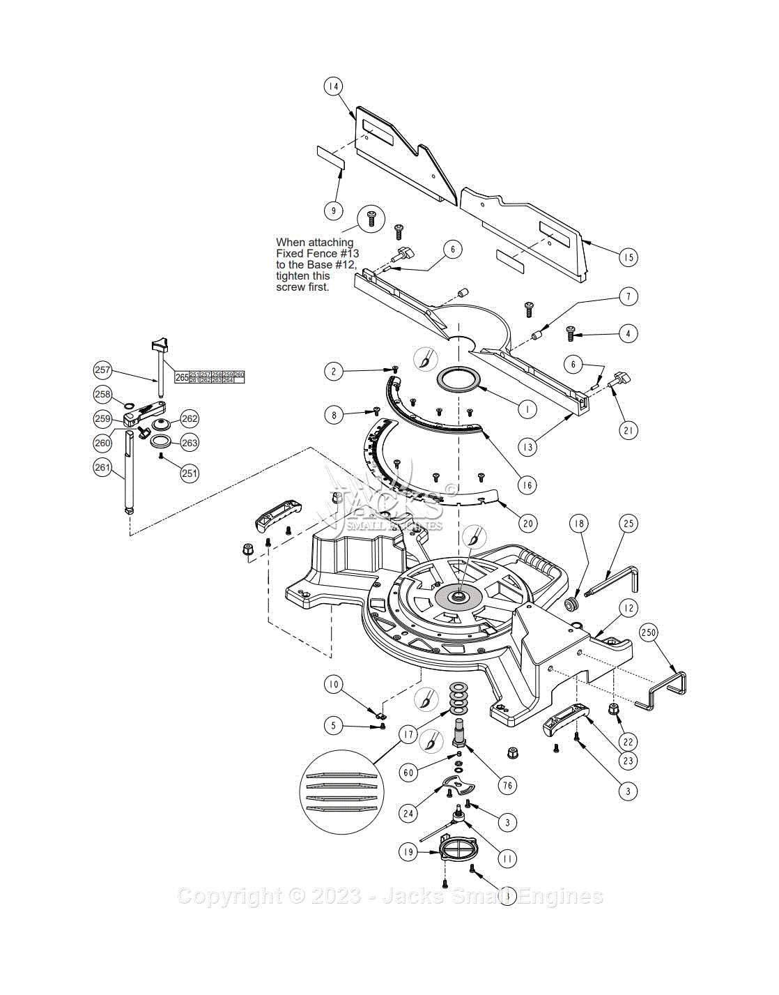 dewalt chop saw parts diagram