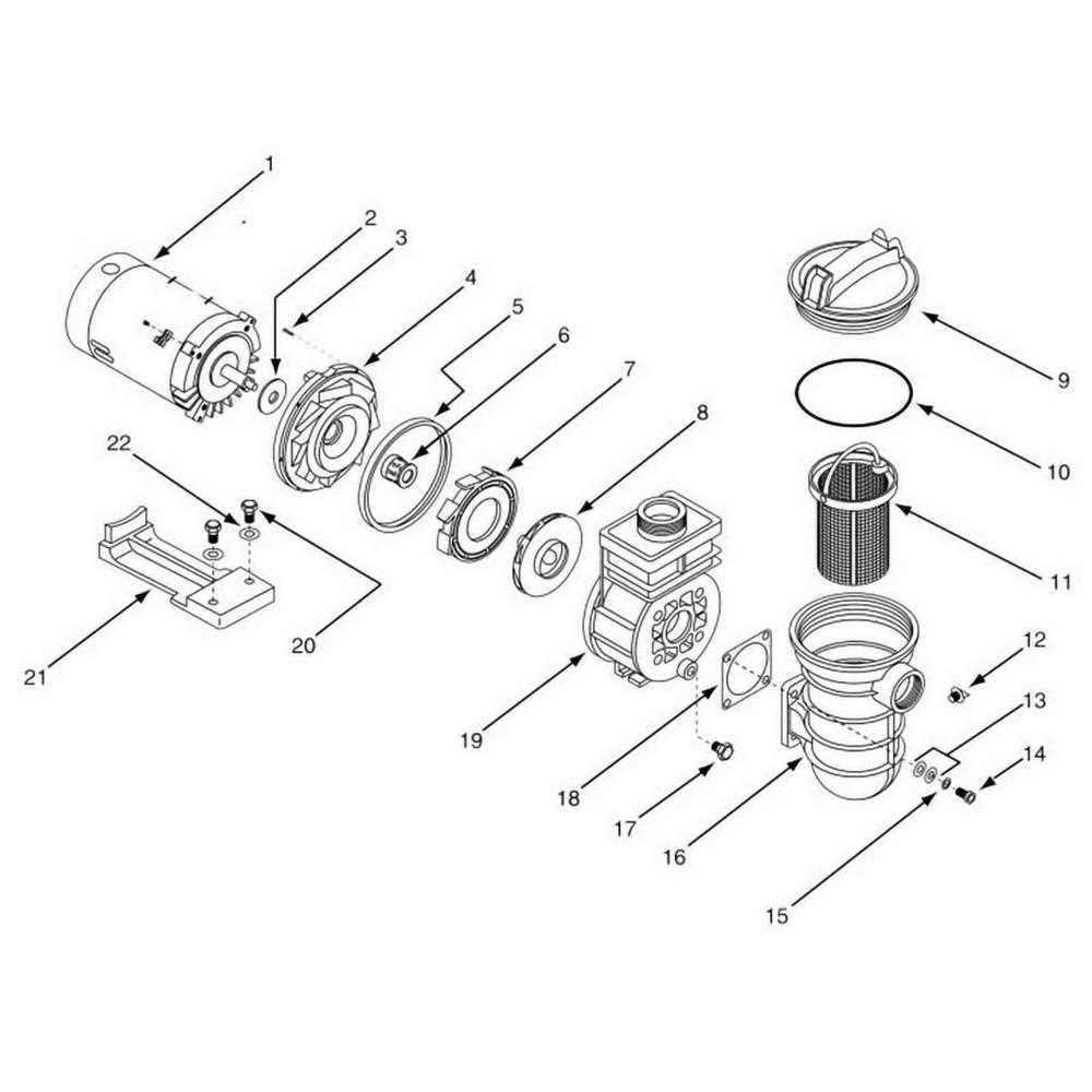 waterway pump parts diagram