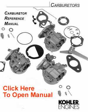 kohler ch270 parts diagram