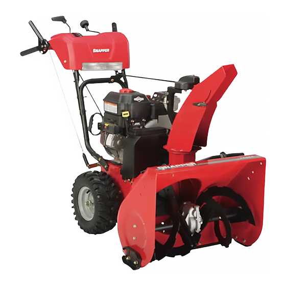 snapper snowblower parts diagram