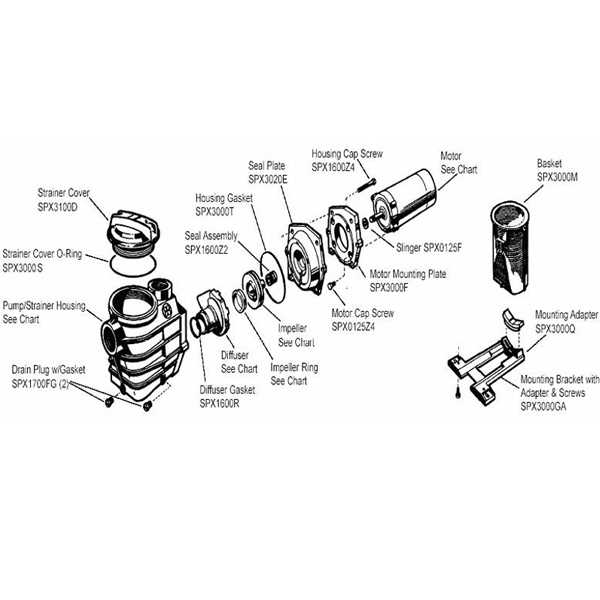 hayward pool pump motor parts diagram