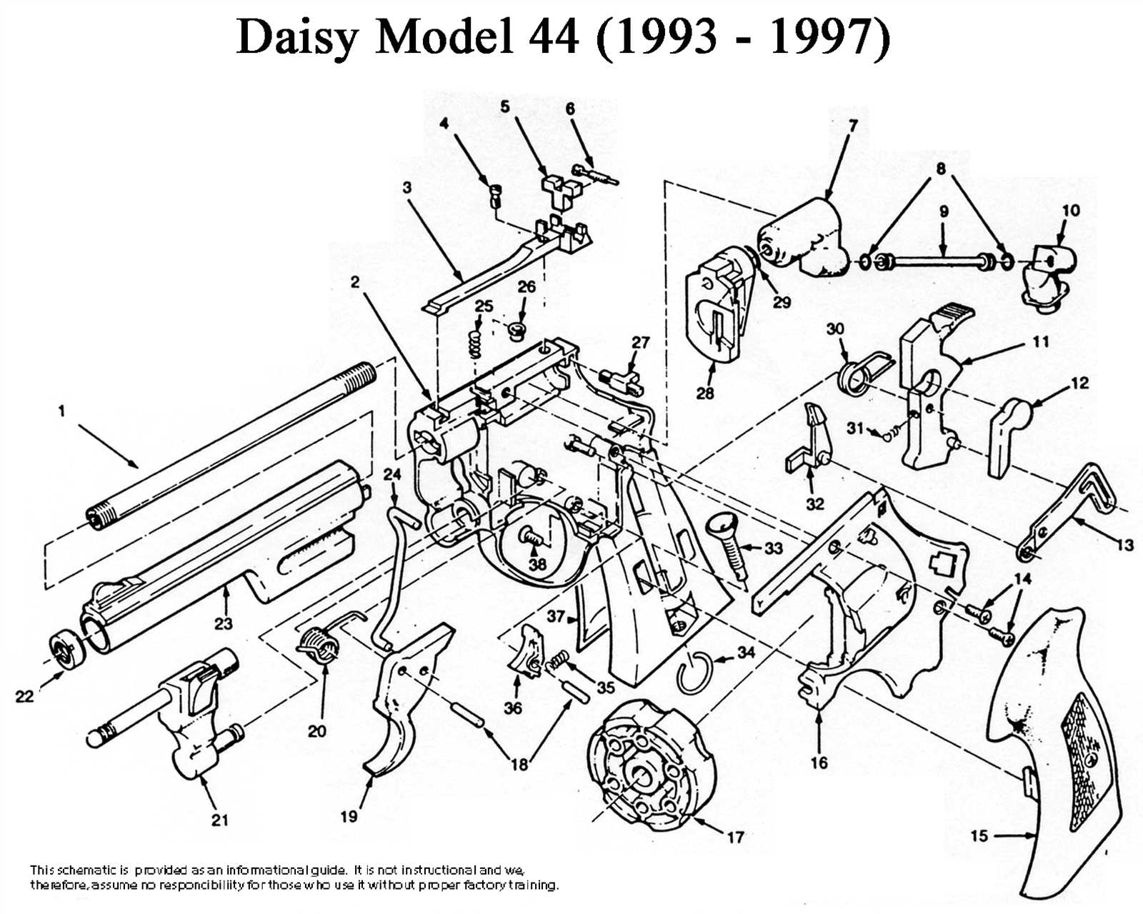 daisy powerline 340 parts diagram