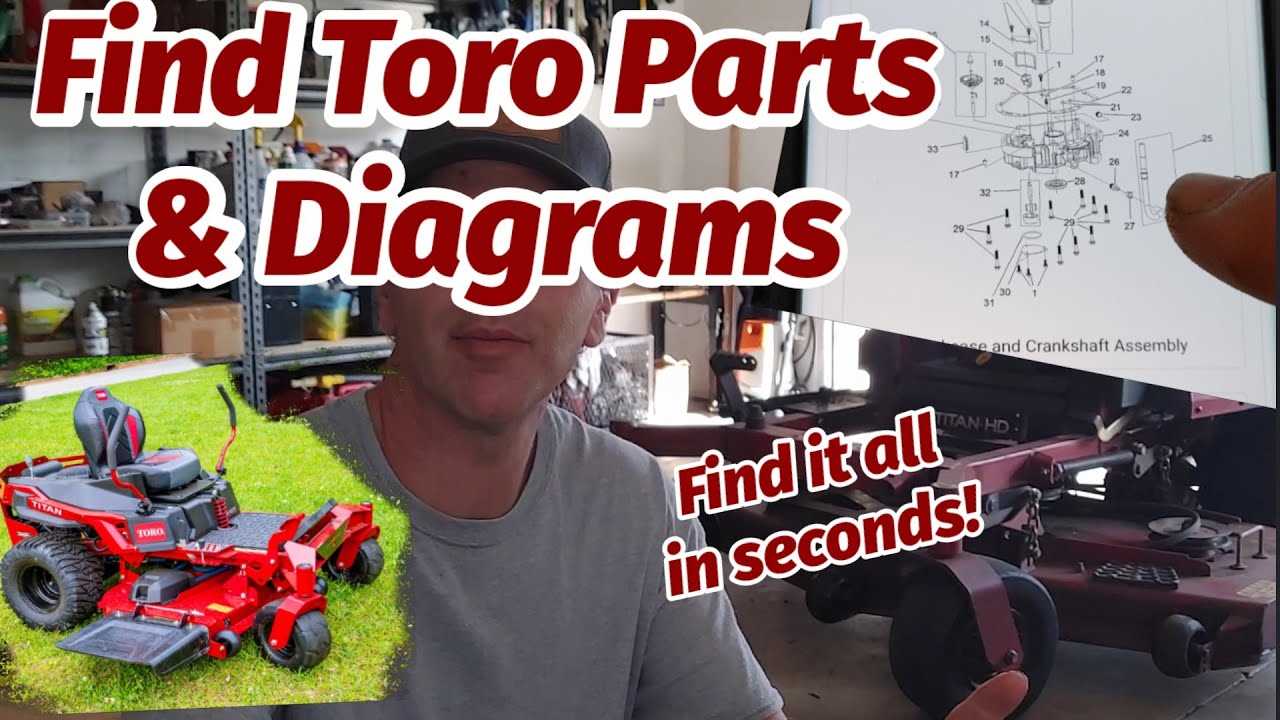 toro mower deck parts diagram