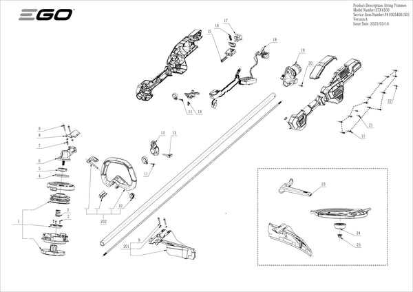 weed eater parts diagram