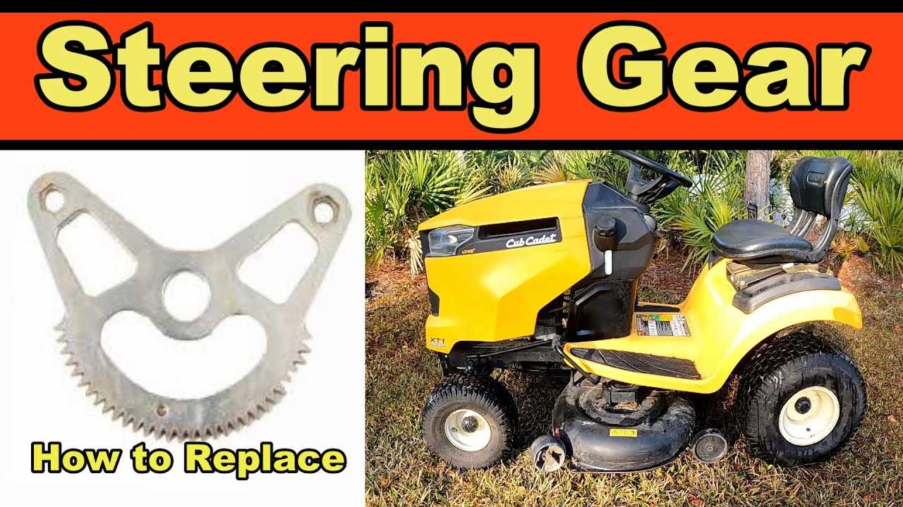 cub cadet steering parts diagram