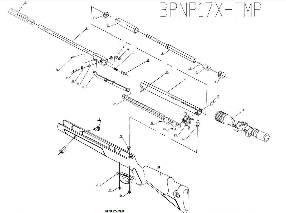 ruger air hawk elite 2 parts diagram